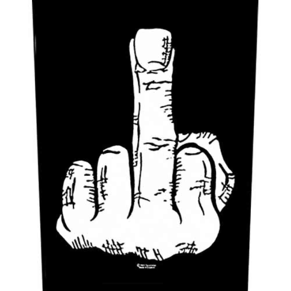 - Finger Rugpatch - Zwart